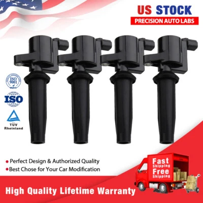 4pack Ignition Coil For Ford Escape Focus Mercury Mariner L4 2.3L  DG507 2005-08 - Image 1 of 4