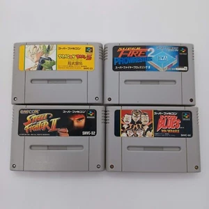 NINTENDO Super Famicom SFC Dragon Ball Z Street Fighter II Rokudenashi BLUES etc - Picture 1 of 4