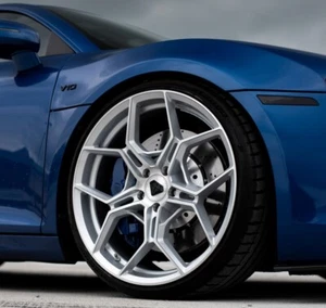 20" Blaque Diamond BDF25 Brushed Silver Wheels for Mercedes-Benz CLS-Class - Picture 1 of 8