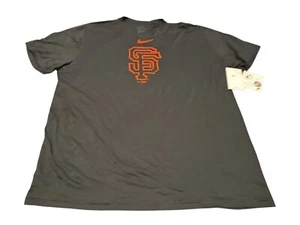 NWT San Francisco Giants Baseball Nike Dri-Fit T-Shirt Men's Black XXL New - Picture 1 of 5