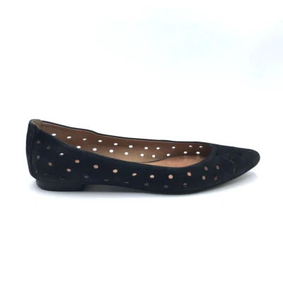 Corso Como Womens Ballet Flats Shoes Black Slip On Cut Out Pointed Toe 7 M - Image 1 of 4