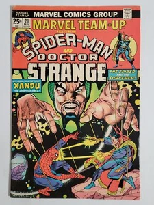 Marvel Team-up #21 1974 VG/F 5.0 Spider-man Dr. Strange Xandu Bronze age - Picture 1 of 3