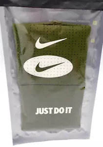 Nike Dri-Fit Wristbands Adult Men's Terry Rough Green/Sail - Picture 1 of 3