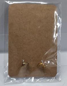 Carcasa de bala calibre 9 mm HECHO EN CASA aretes pistola carcasa munición - Imagen 1 de 4