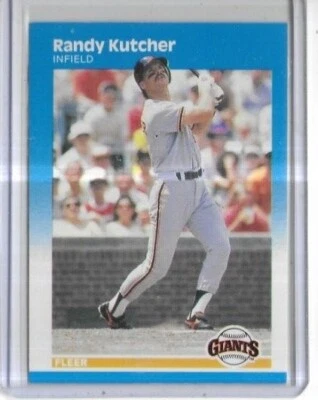 1987 Fleer #276 Randy Kutcher San Francisco Giants - Image 1 of 2