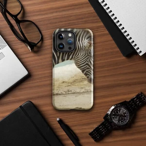 Funda resistente para iPhone®-Zebra-Primer plano-Foto-Zoo-Naturaleza - Imagen 1 de 20