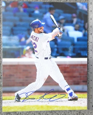 KEVIN PLAWECKI METS MLB 11x14" COLOR BRILLANTE FOTO ORIGINAL AUTÓGRAFO FIRMADO Foto 1 de 3