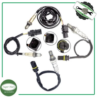 4 sensores de oxígeno para BMW 323i I6 2,5 L 2006 2007 2008 2009 aguas arriba y aguas abajo Foto 1 de 4