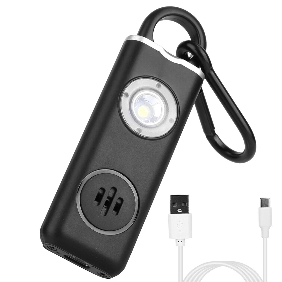 2024 Portable Safety Alarm for Women 130DB Siren with Keychain Emergency Light - Image 1 of 4