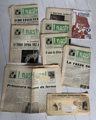 Vecchie Riviste il Mio Cane 1962 / 1963 E Due Depliant Esposizione Internaz Cani - Immagine 1 di 4