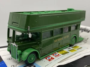 SOLIDO London Bus Double Decker 1:50 Green Southern Vectis Diecast Metal - Picture 1 of 8