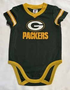 NFL Green Bay Packers Baby Short Sleeve Bodysuit #00 Snaps Size 6-12 months - Picture 1 of 5