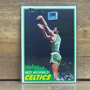 1981-82 Topps Vintage Basketball Card #3 Nate Archibald Boston Celtics - Picture 1 of 2