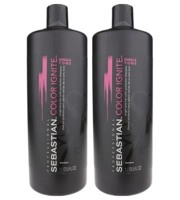 Sebastian Color Ignite Single Tone Shampoo 33.8oz New (Pack Of 2) - Image 1 of 2