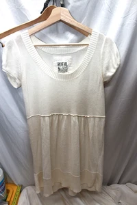 Ruehl No. 925 Knit Womens L White/Cream Dress - Picture 1 of 5