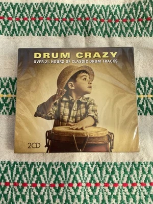 DRUM CRAZY CD new and sealed. Over 2.5 hours classic drum tracks. - Image 1 of 2