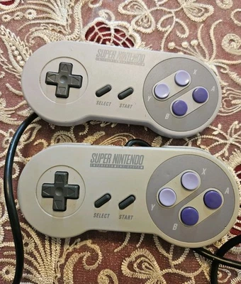 2 controladores SNES probados y funcionando - OEM para Super Nintendo - SNS-005 Foto 1 de 4