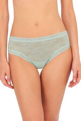 Nuevo con etiquetas Conjunto de 2 bragas de encaje escape Natori para mujer ropa interior como nueva, azul talla grande Foto 1 de 4