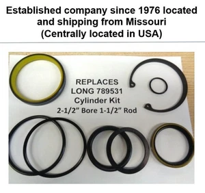 789531 replacement seal kit 2-1/2" cyl. w/1-1/2" Rod for Long 1548A BUCKET CYL - Picture 1 of 4
