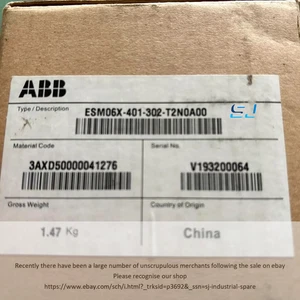 Brand new ABB ESM06X-401-302-T2N0A00 Servo Motor ESM06X-401-302-T2N0A00 - Picture 1 of 4