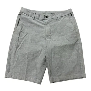 Lululemon Commission Short Relaxed Quick Oxford Black/White (Gray) Size 33 - Picture 1 of 6