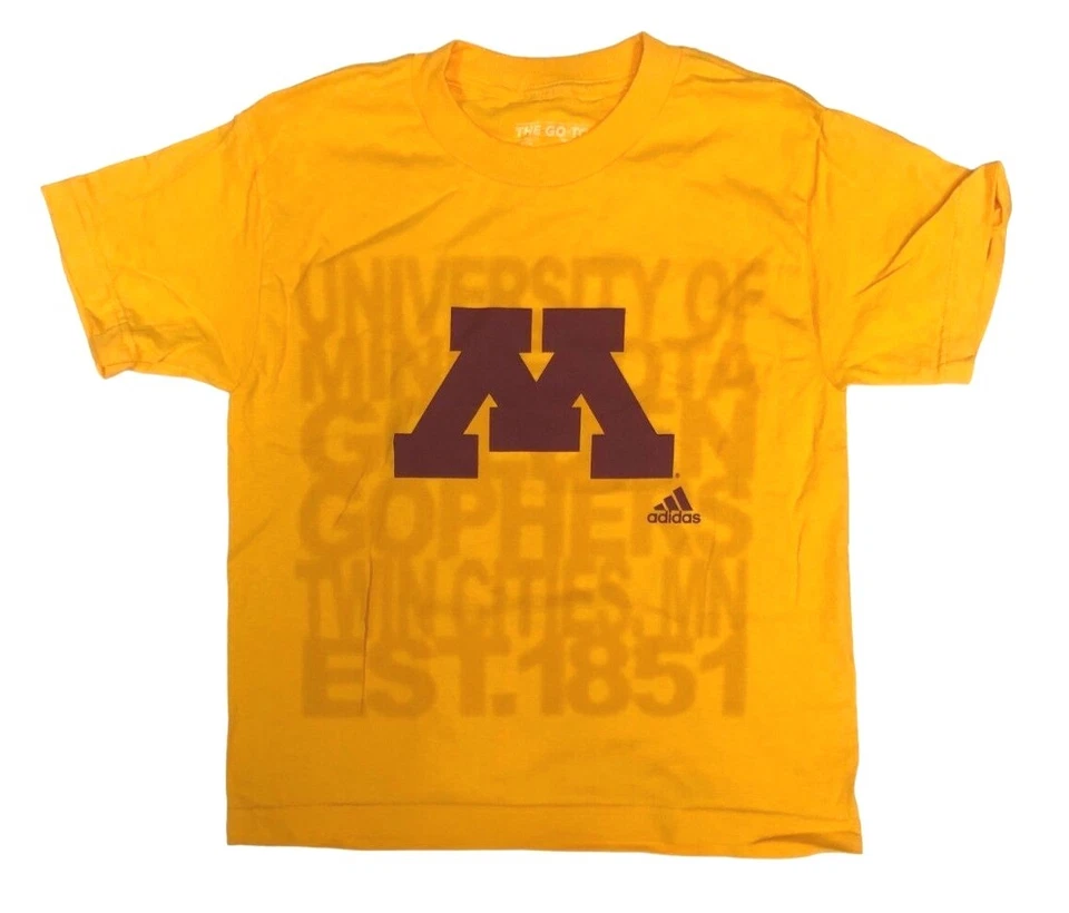 adidas Minnesota Golden Gophers Football NCAA Boy's T-Shirt - Image 1 of 1