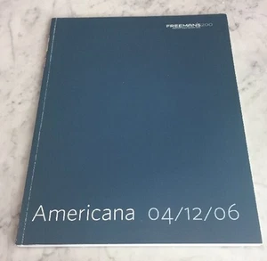 Freemans AMERICANA Apr 12 2006 Medals Art Furniture Photography Auction Catalog - Picture 1 of 6