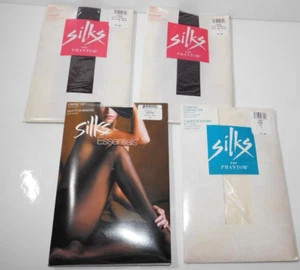 SILKS PHANTOM PANTYHOSE Lot of 4 sz C Assorted Sheer Control Top New in Package - Picture 1 of 14