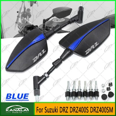 Motorcycle Accessories CNC Rearview Rear Mirrors For Suzuki DRZ DRZ400S DRZ400SM - Image 1 of 4