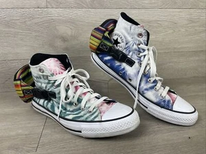 Scarpa unisex Converse Chuck Taylor All Star fibbia tie dye uomo 8,5 donna 10,5 - Foto 1 di 9