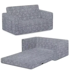Serta Perfect Sleeper Extra Wide Convertible Sofa - Lounger - Comfortable 2-in-1 - Picture 1 of 8