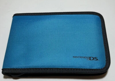 Funda transportadora Nintendo DS POWER A verde azulado con cremallera y almacenamiento para juegos Foto 1 de 4