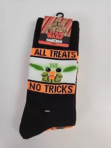 Mandalorian Grogu Halloween Star Wars Disney Crew Socken - Bild 1 von 6