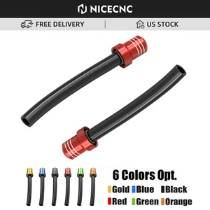 Gas Fuel Cap Valve Vent Breather Hose Tube For Honda CR125R CR250R CRF250R 450R - Foto 1 di 15