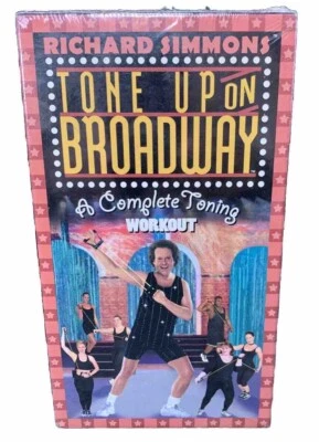 Richard Simmons Tone Up On Broadway VHS 2000 New Still Sealed Vintage Aerobics - Image 1 of 4
