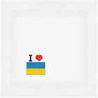 'I Love Ukraine' Cotton Napkin / Dinner Cloth (NK00026713)