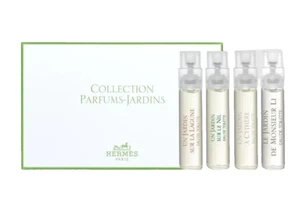 Set of 4 HERMES Collection Parfums Jardins 2ml/ .06oz SAMPLE Size New - Picture 1 of 2
