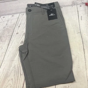 O’NEILL stockton hybrid size-32 grey Standard Fit At Knee 20” - Picture 1 of 4