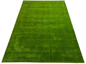 Oriental Carpet Gabbeh Loom Handmade Rug 100% Wool 170X240 CM Green - Picture 1 of 10