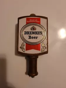 Vintage 1970's Wooden Drewrys Beer Tap Handle - Picture 1 of 5