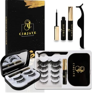 (new inbox)Updated Magnetic Eyelashes with Eyeliner Kit Natural Look.2 Tubes of - Picture 1 of 5