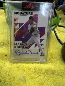 2023 leaf Signature Series Mariano Rivera 1/1 Autograph New York Yankees - Picture 1 of 2
