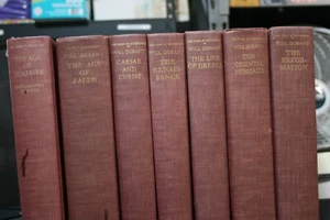 The Story of Civilization 7 Volume Set Will Durant HC 1935-1965 Simon Schuster - Picture 1 of 1