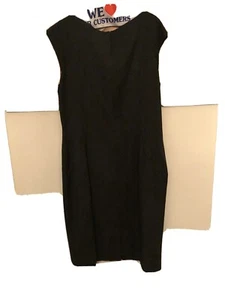 WAREHOUSE size 12 gray Jackie O' inspired pencil sheath dress gray workwear - Picture 1 of 3