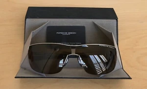 a pair of Porsche Design P8616 B V379 Sunglasses in a Light Gold frame - Picture 1 of 9