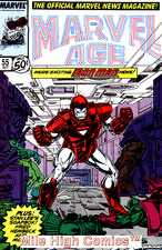 MARVEL AGE (1983 Series) #55 Good Comics Book