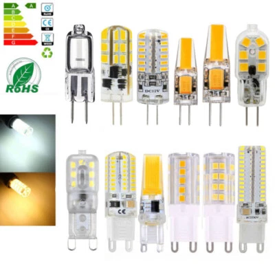 G4 G9 LED Silicone Crystal Corn Bulb 3W 5W 6W 8W 10W COB SMD Light Lamp 12V 220V