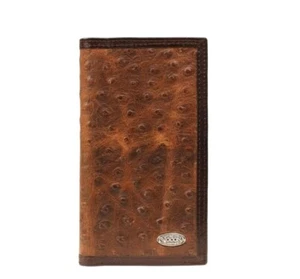 Nocona Men's Brown  Rodeo Wallet/Cheeckbook Cover, Brown, One Size - Picture 1 of 6
