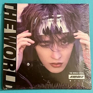 ATEEZ - THE WORLD EP. FIN : WILL (hmv Exclusive) Hongjoong Ver. CD New/Scuffed - Picture 1 of 2
