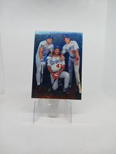 1995 Pinnacle Select Certified #80 Eric Karros Mike Piazza Raul Mondesi DODGERS